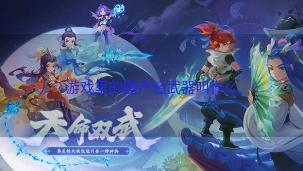 游戏里的国产轻武器叫什么  第1张